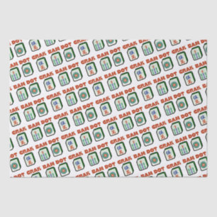 Papier Mousseline Mahjong Dot Crak Bam