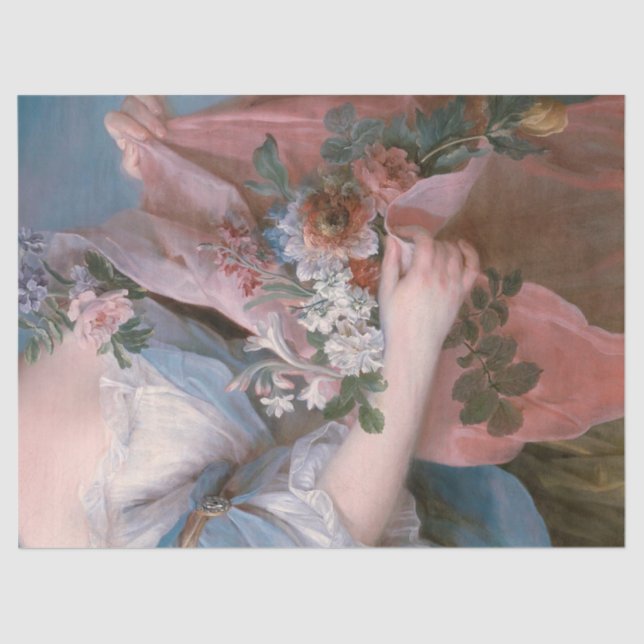 Papier Mousseline Maiden du XVIIIe siècle (Recto)