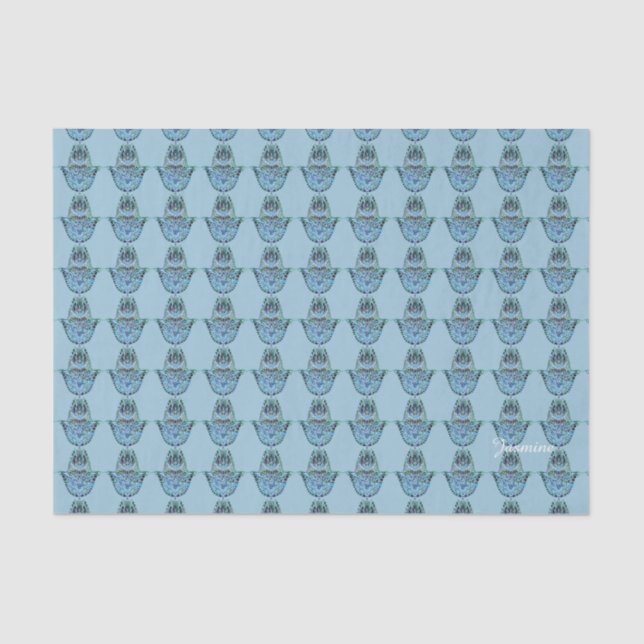 Papier Mousseline Main Mosaic Hamsa (Recto)