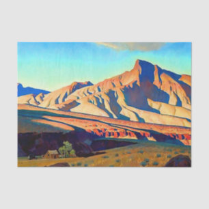 Papier Mousseline « Maison du rat du désert » par Maynard Dixon