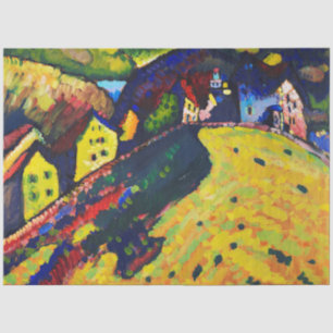 Papier Mousseline Maisons à Murnau, Wassily Kandinsky