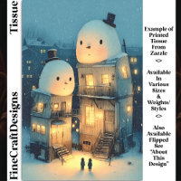 Maisons surmontées d'un bonhomme de neige fantaisi