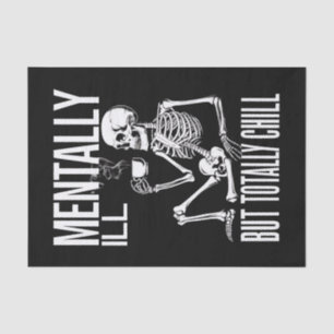 Papier Mousseline Maladie mentale, mais totalement froid Costume Hal