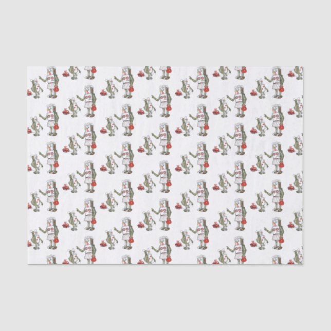 Papier Mousseline Maman est un robot (Recto)