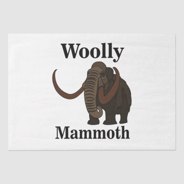 Papier Mousseline Mammoth laineux (Recto)