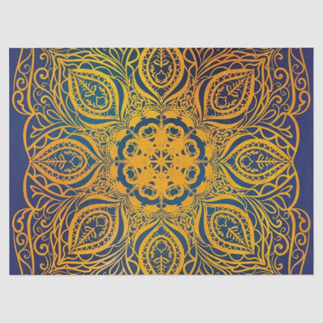 Papier Mousseline Mandala (Recto)