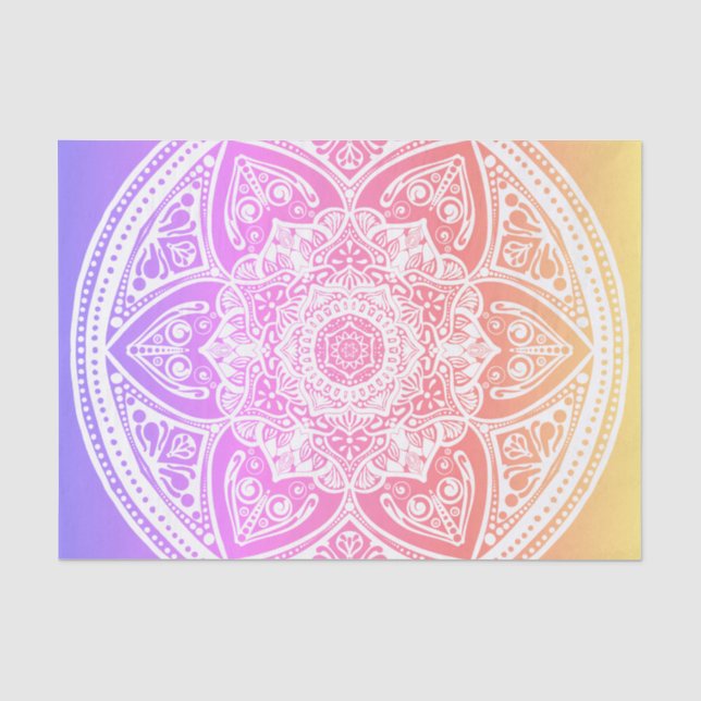 Papier Mousseline Mandala de Bardh d'Edition spéciale (Recto)