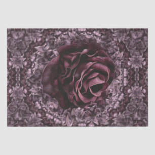 Papier Mousseline Mandala de rose