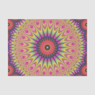 Papier Mousseline Mandala d'épine