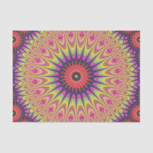 Papier Mousseline Mandala d'épine (Recto)