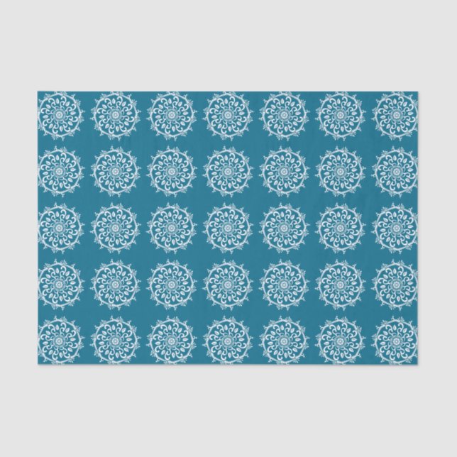 Papier Mousseline Mandala Tidepool (Recto)