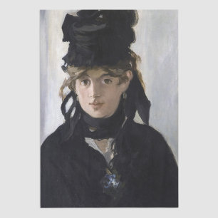 Papier Mousseline Manet - Berthe Morisot avec un bouquet de violette