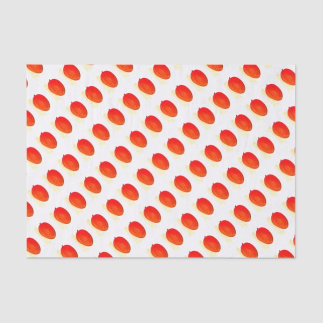Papier Mousseline Mango fruit aquarelle chic Alimentation Motif trop (Recto)