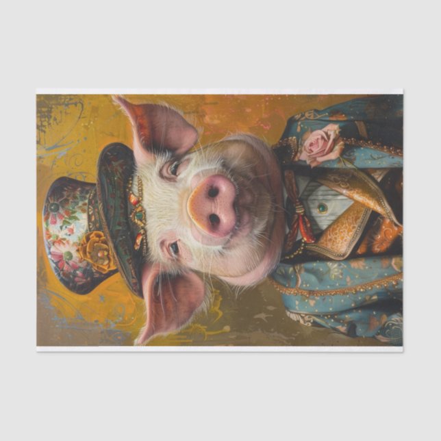 Papier Mousseline Mania de porc1 (Recto)