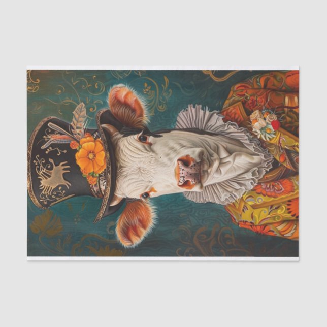 Papier Mousseline Mania de vache11 (Recto)