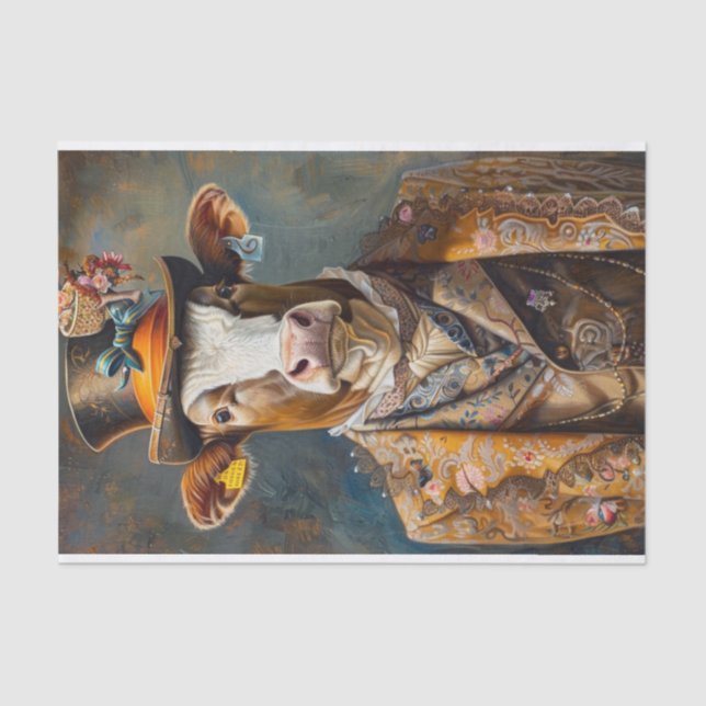 Papier Mousseline Mania de vache12 (Recto)