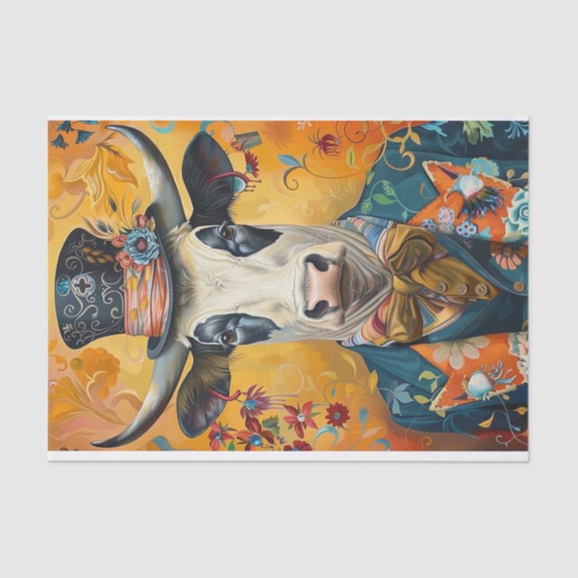 Papier Mousseline Mania de vache16 (Recto)