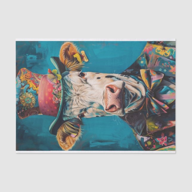 Papier Mousseline Mania de vache3 (Recto)