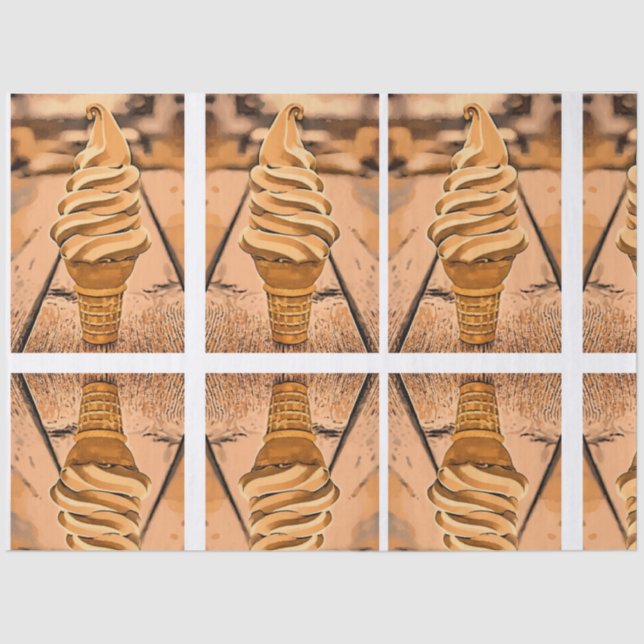 Papier Mousseline Maple Creemee Tissue Paper (Recto)