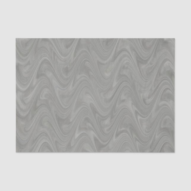 Papier Mousseline Marbling Grey Green Motif (Recto)