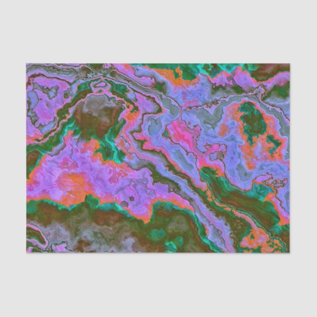 Papier Mousseline Marbre aigre (Recto)