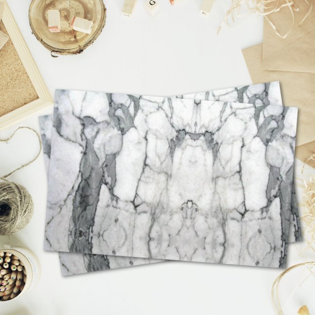 Papier Mousseline marbre blanc chic et moderne scandinave minimal (minimal scandinavian modern chic grey white marble tissue paper)