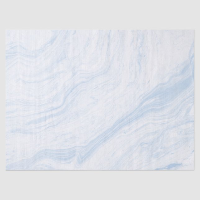 Papier Mousseline Marbre bleu (Recto)