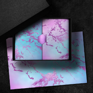 Papier Mousseline Marbre chic   Glam violet violet violet bleu Ombre