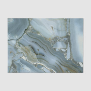 Papier Mousseline Marbre et cristal