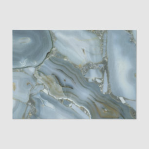 Papier Mousseline Marbre et cristaux