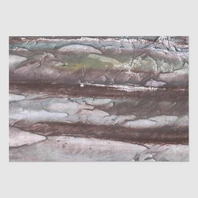Papier Mousseline Marbre gris brun (Recto)