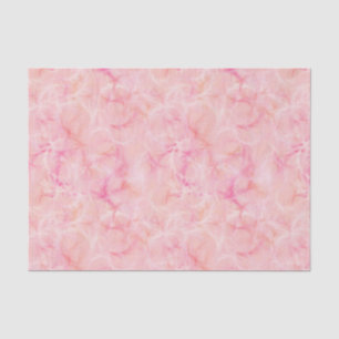 Papier Mousseline Marbre imprimé tourbillon, corail rose