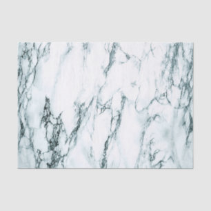 Papier Mousseline Marbre veiné turquoise foncé