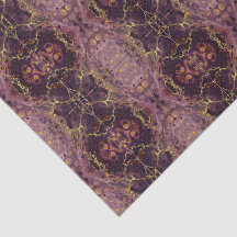 Marbre Violet Et Or