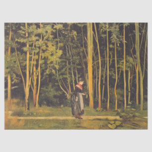 Papier Mousseline Marche à la périphérie de la forêt (par Ferdinand