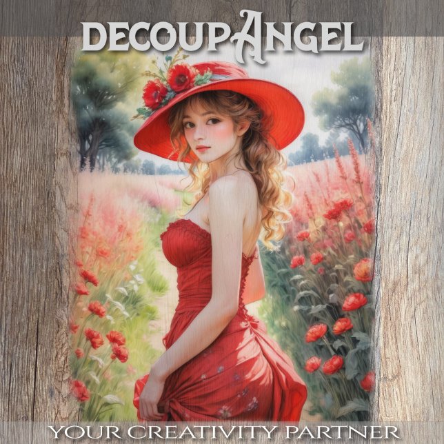 Papier Mousseline Marche sur le terrain de Christina - Découpage - (Créateur téléchargé)