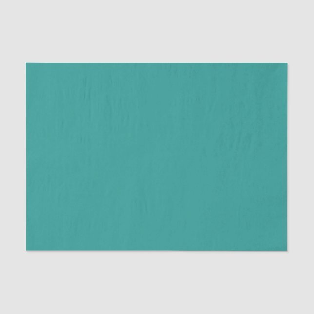 Papier Mousseline Marée de marée Turquoise saturée bleue verte solid (Recto)
