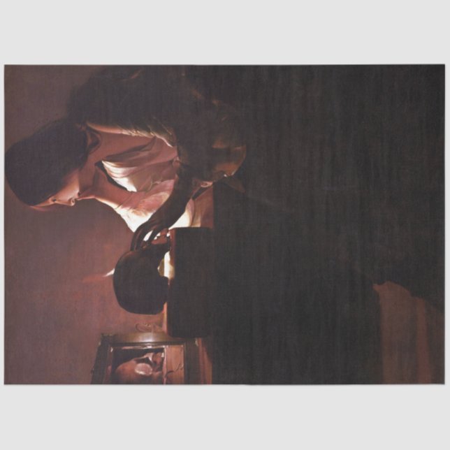 Papier Mousseline Maria Regrets, La Tour (Recto)