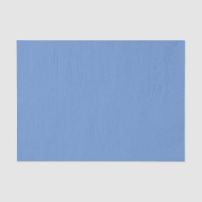 Papier Mousseline Mariage bleu Cornflowe (Recto)