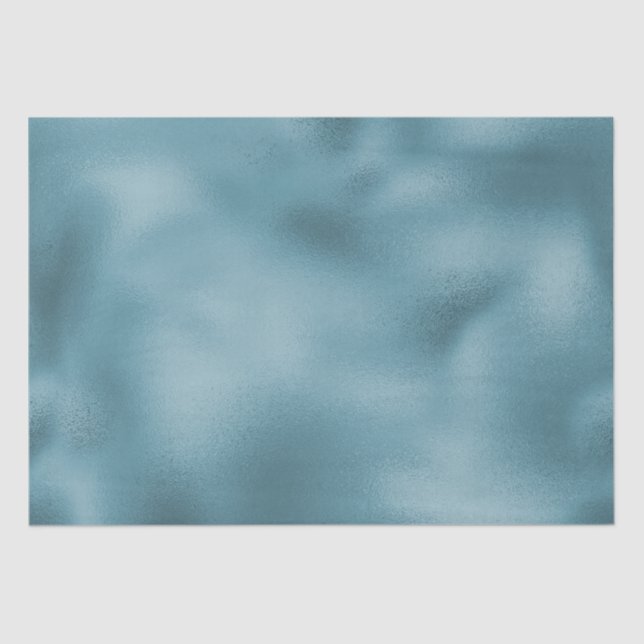 Papier Mousseline Mariage Bleu sarcelle   (Recto)