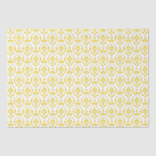 Papier Mousseline Mariage citron jaune