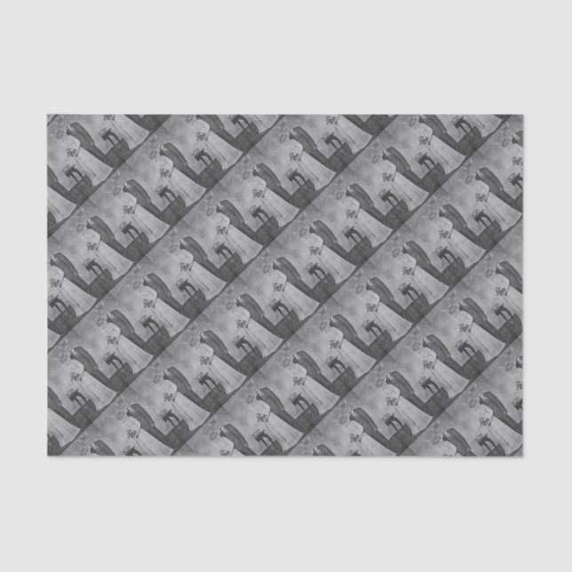 Papier Mousseline Mariage de chat (Recto)