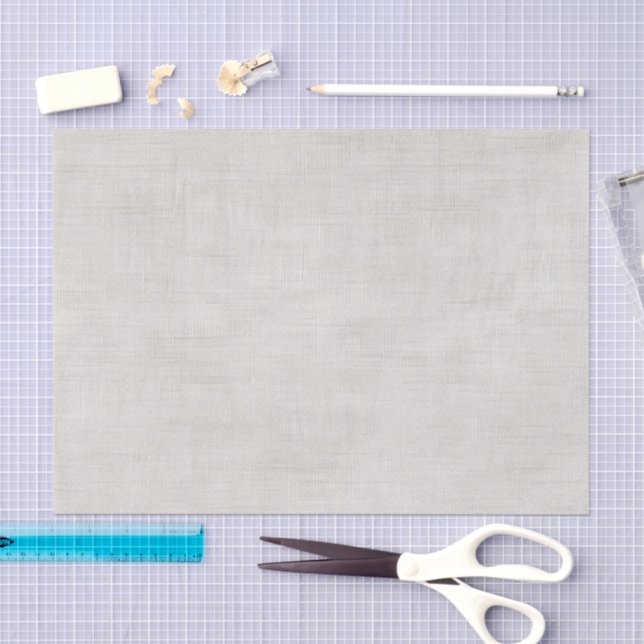 Papier Mousseline Mariage en faux lin beige (Artisanat)