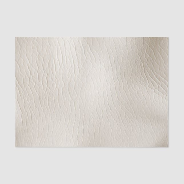 Papier Mousseline Mariage en simili cuir crème blanc   (Recto)