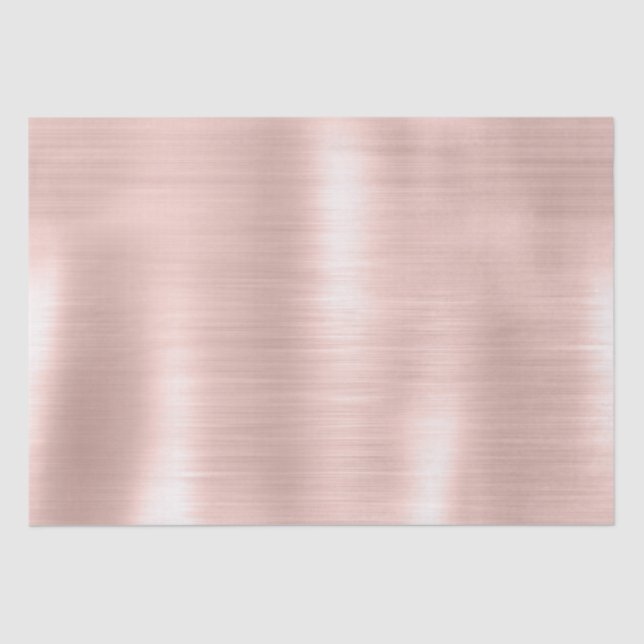 Papier Mousseline Mariage Glamour Féminin Rose Blush (Recto)