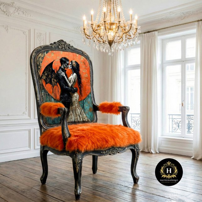 Papier Mousseline Mariage gothique Squelette Sirène Découpage du crâ (Créateur téléchargé)