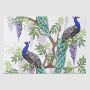 Papier Mousseline Mariage Peacock 15"x"20"