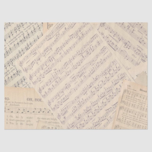 Papier Mousseline Mariage vintage (Recto)