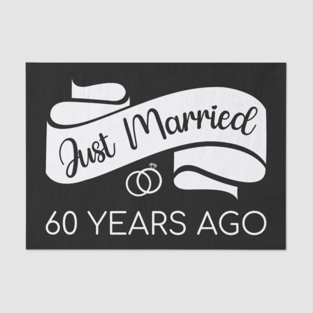 Papier Mousseline Marié Il Y A 60 Ans V (Recto)
