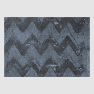 Papier Mousseline Marine Blue Grunge Chevron